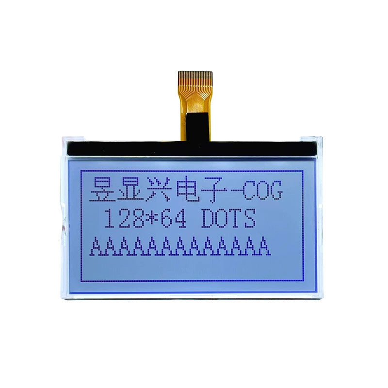 12864 Cog Dot Matrix Lcd 2.15 White Background Black Text Fpd Serial Interface Instrument Display Module