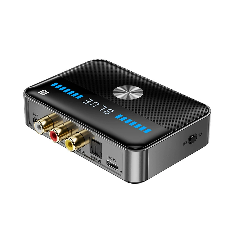 2026 6.0 Nfc Adapter Fiber Optic Hifi Bluetooth Transmitter