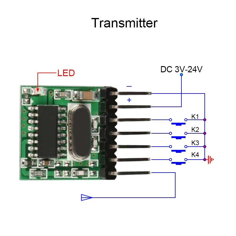 433MHZ Module RX480E Module TX118S