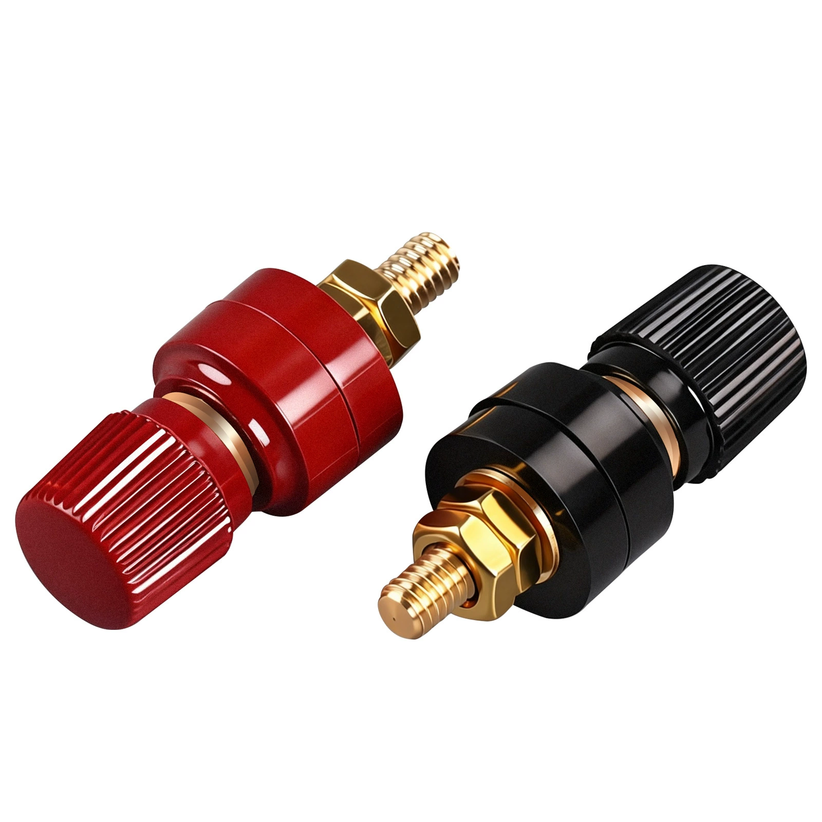 555 Copper Battery Terminal Block Circular Connector Binding Post
