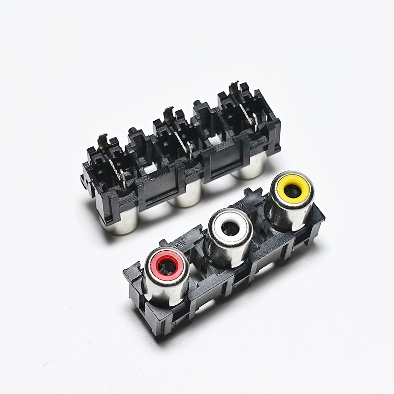 Av Socket Rca Audio Video Copper Socket AV3 8.4 6 Socket