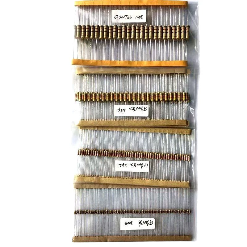 Carbon Film Resistor Cf 1W Tb 5 Tape Box Beige Axial Leaded 3.6 11MM
