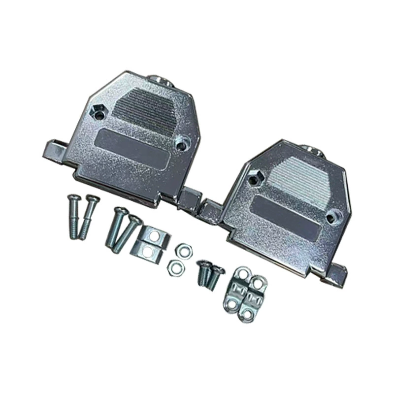 Db Chrome Plated Shell For D Sub Connector DB9 15 25 44 Assembly Housing Kit