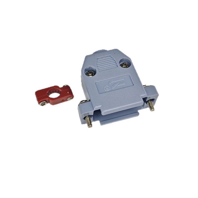 DB9 P15 P25 P37 P50 Shell Abs Gray Black Chrome Plated Plastic D Sub Connector Housing