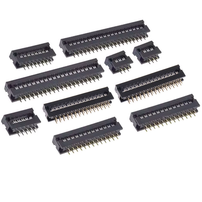 Fd Idc 1.27 2.0 2.54MM 6P 50P Connector Through Hole 1