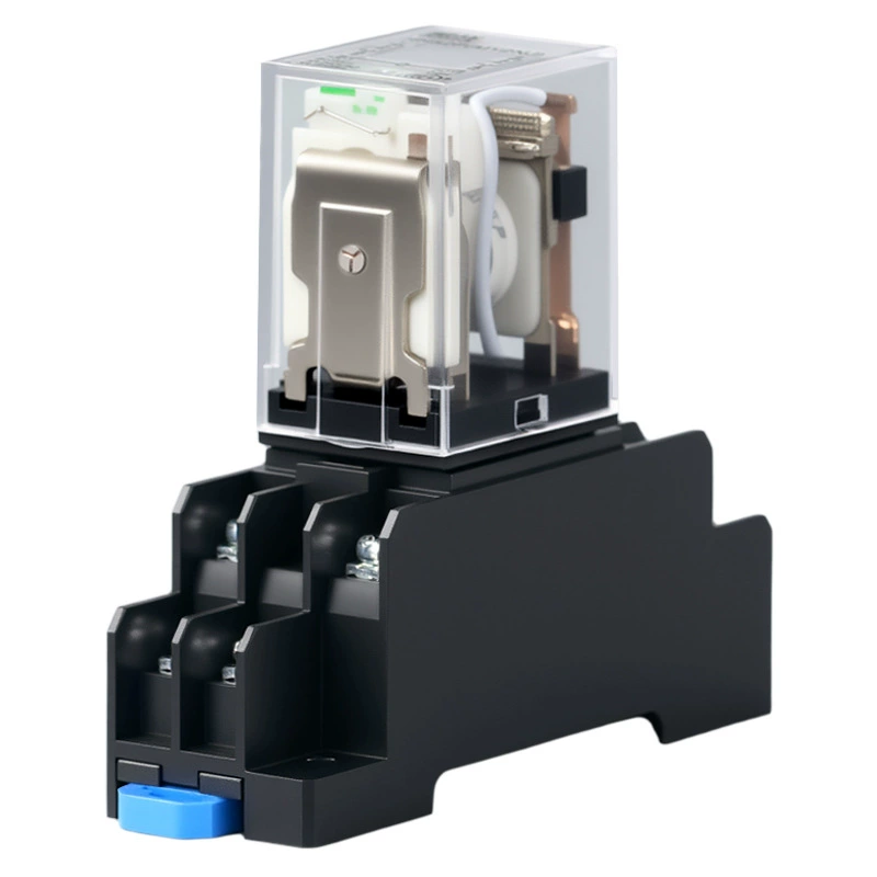 Factory Supply Silver Contact Relay Miniature Intermediate Relay 8 Pin Flame Retardant Housing Ac Relay Wholesale 1