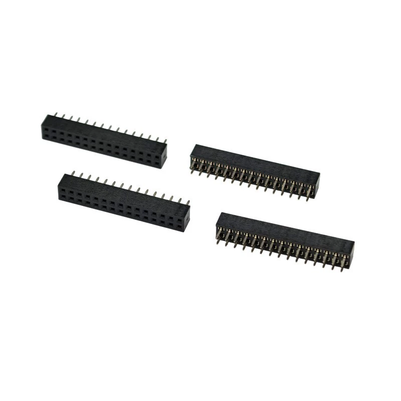 Female Header 2.54 1.0 1.27 2.0MM Through Hole Female Header U Y Female Header Smt
