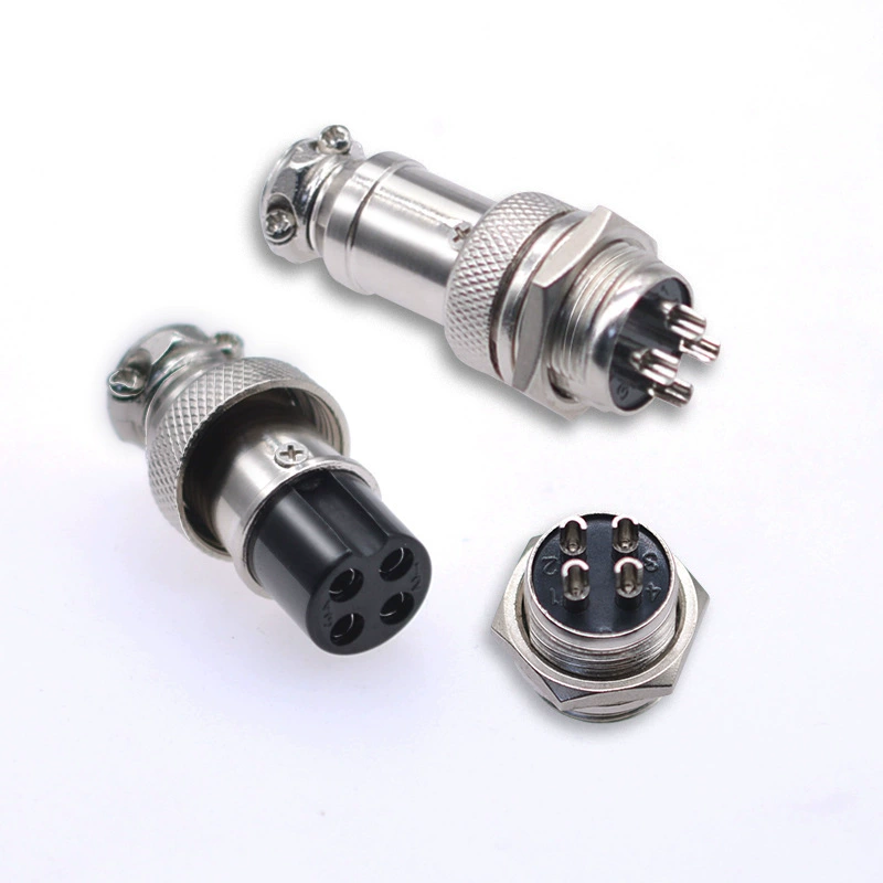 GX16 Aviation Connector 2 3 4 5 6 Gold M16