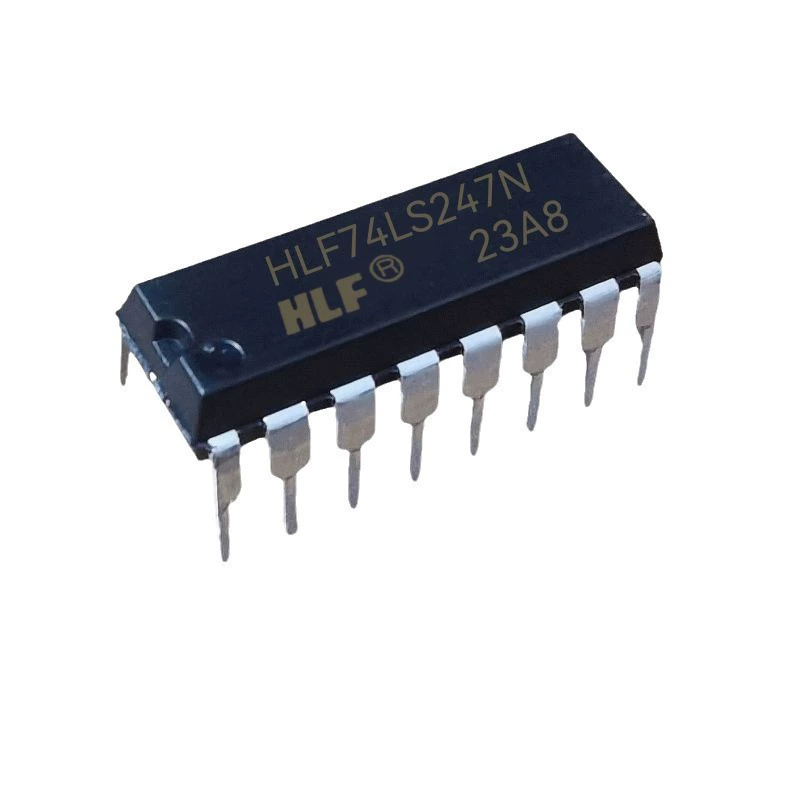 HLF74LS247N DIP16 Through Hole 4 Seven Segment Driver Ic