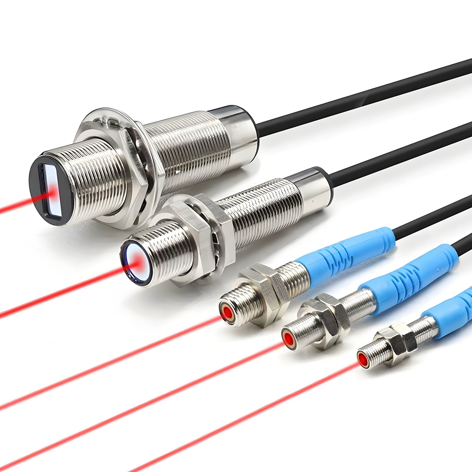 High Precision Laser Photoelectric Switch Miniature Sensor Diffuse Reflective Through Beam Photoelectric Sensor