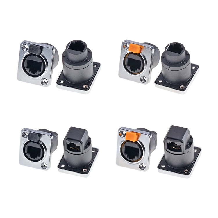 IP67 Waterproof RJ45 Connector Industrial Socket 1