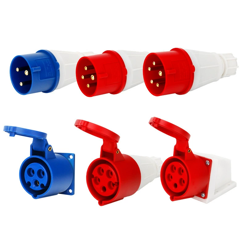 Industrial Plug 16 32A Socket Connector 3 4 5 Industrial Waterproof Plug 1