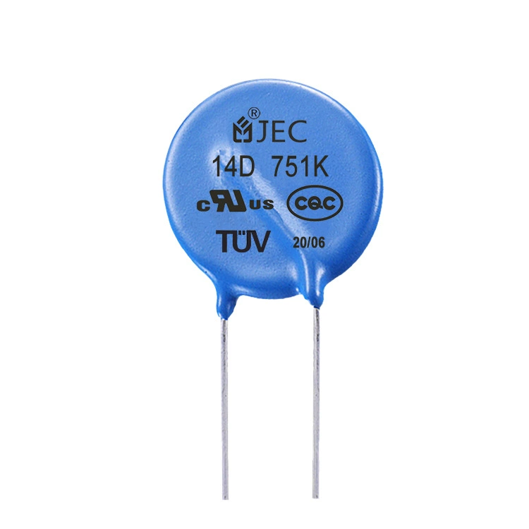 Jec Metal Oxide Varistor 14D751K Varistor Through Hole