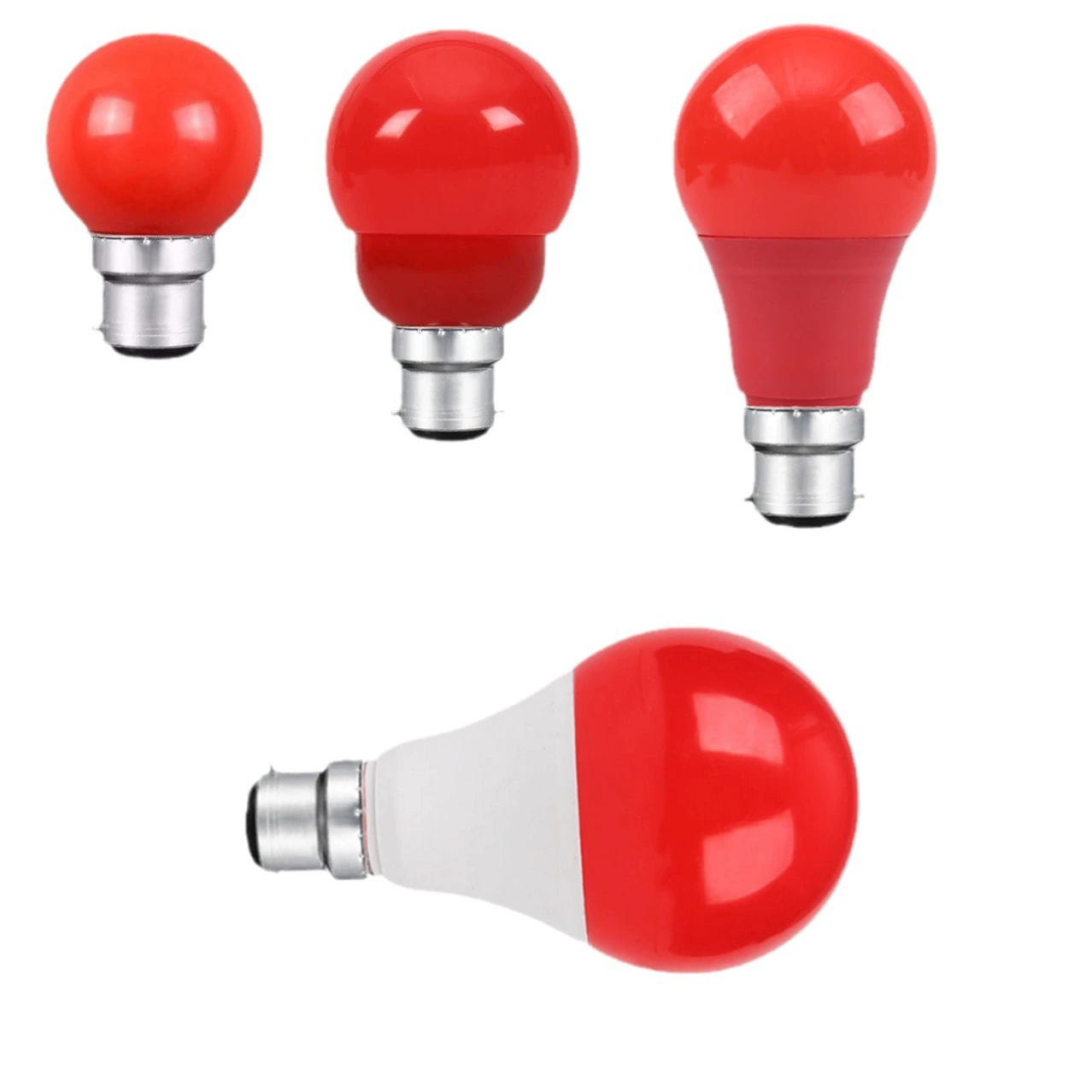 Led Red 9W E27 Waterproof 1