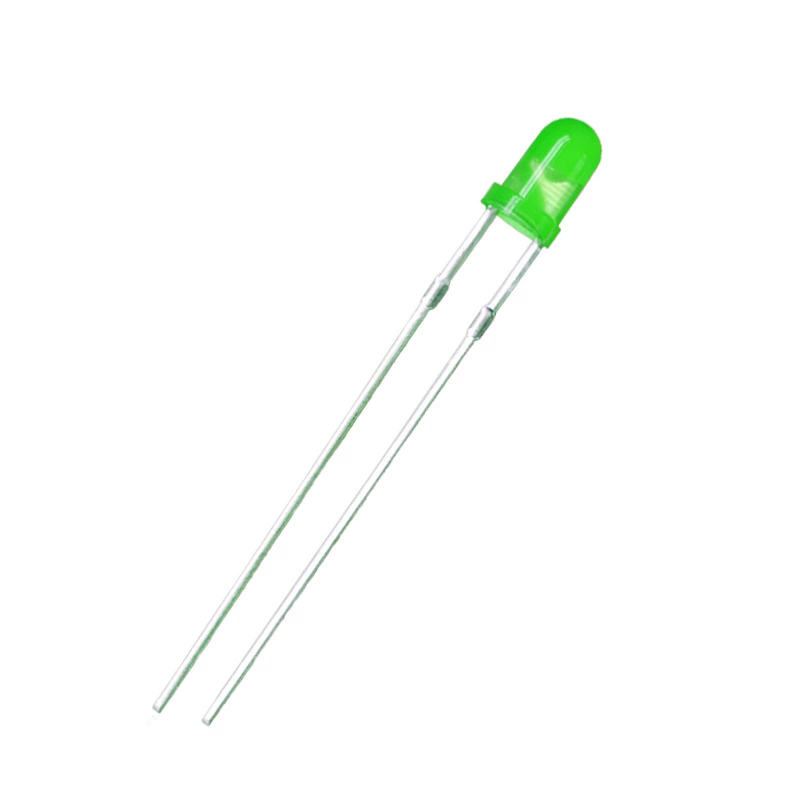 Led Through Hole F3 Emerald Green High Brightness 3V 3MM Led 1