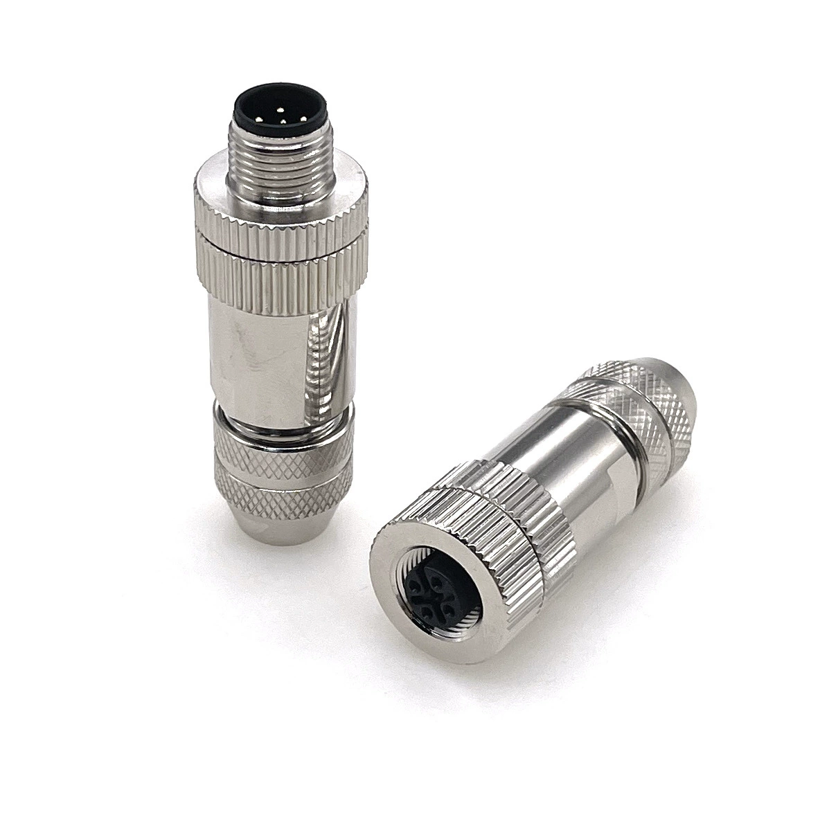 M12 Metal Waterproof Connector Aviation Connector 4P5P8P Sensor Waterproof Connector Plug