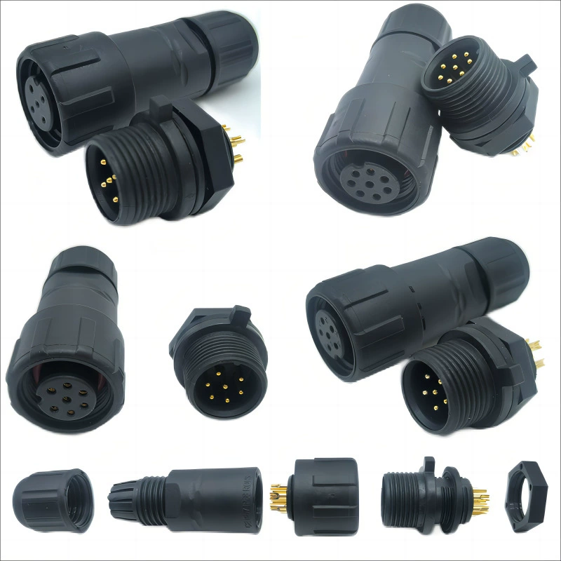 M14 Waterproof Plug Electronic Connector 1