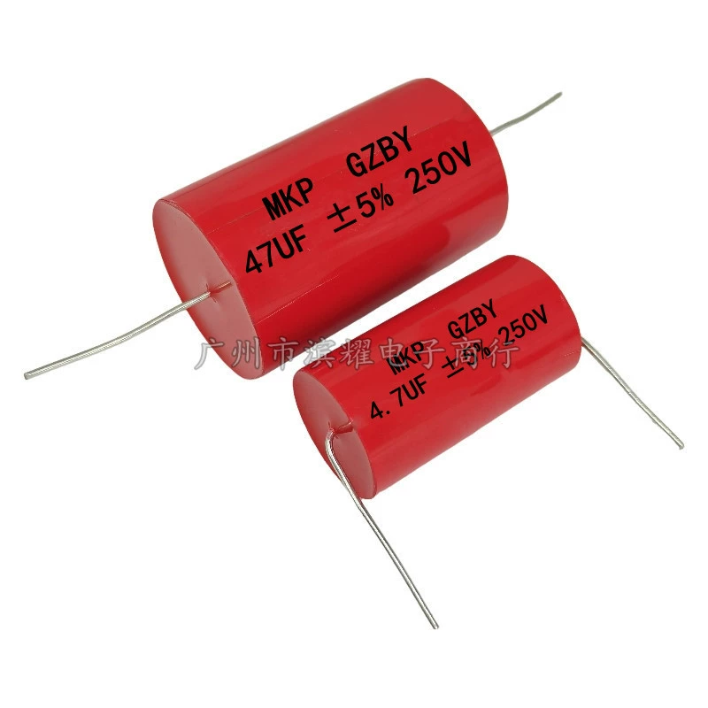 Mkp Axial Feedthrough Capacitor 1 2.2 3.3 4.7 6.8 10 47UF J 250V Polypropylene Film 1