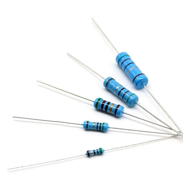 Metal Through Hole Resistor 1W 0.1R 10M ±5 ±1 2W Transformer Metal Film Resistor 1