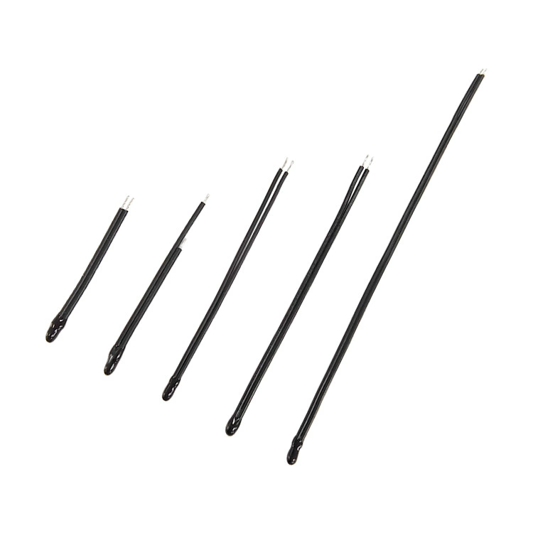 Ntc Thermistor Battery Temperature Detection Protection Sensor Pvc Small Wire Black High Temperature Measurement