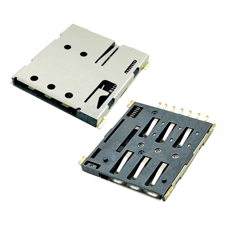 Nano Sim Card Socket Switch High Temperature Resistant Nano Sim Card Socket Connector 1