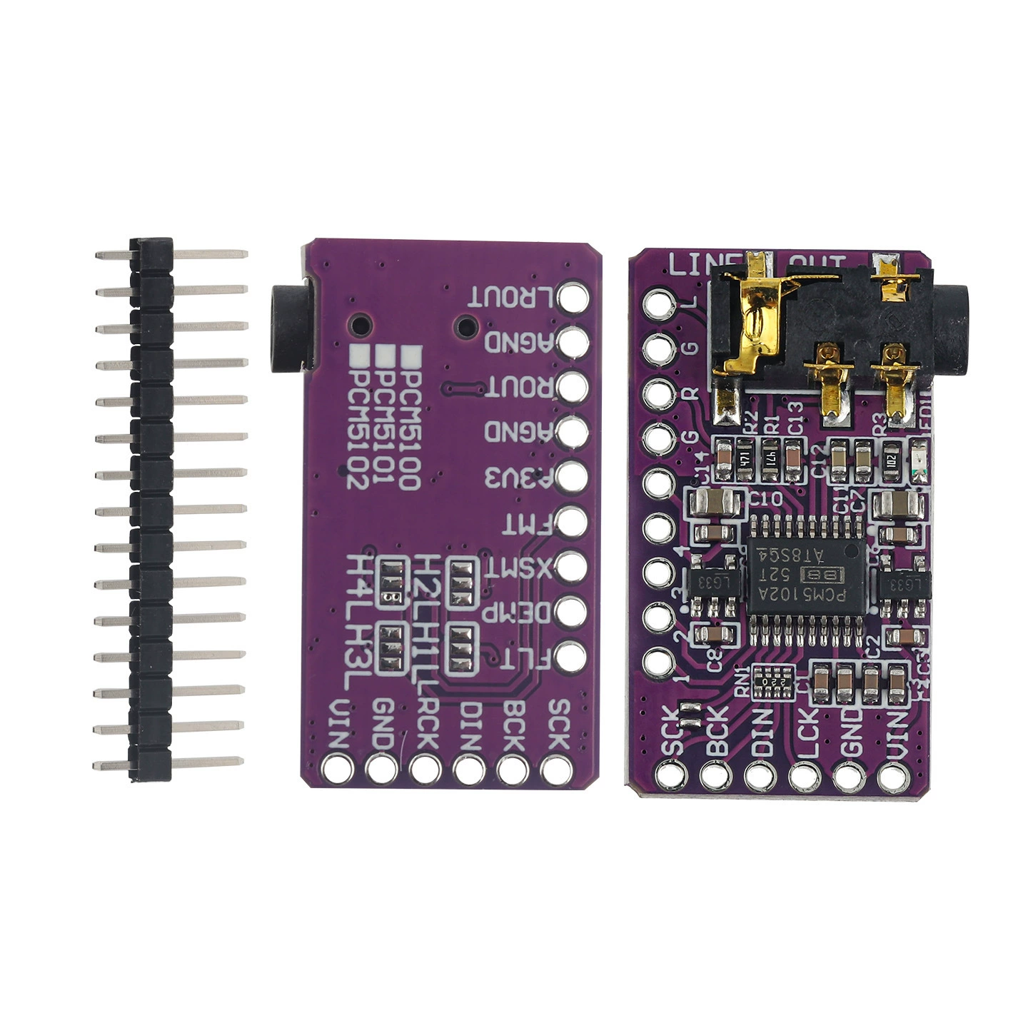 PCM5102 Audio Digital To Analog Converter Dac Audio Module I2S Iis Microcontroller 1