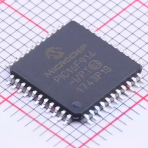 PIC16F917 I Pt Package Tqfp 44 Low Power Lcd Driver 8 Flash Memory Microcontroller