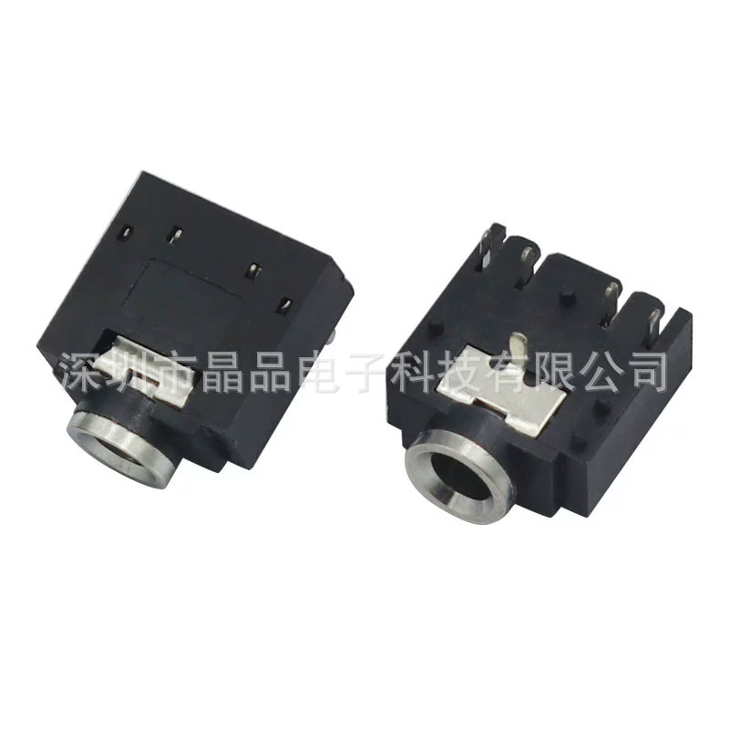 Pj 307 Socket 3.5MM Audio 5 Pin Metal Through Hole Socket 3F07 5P
