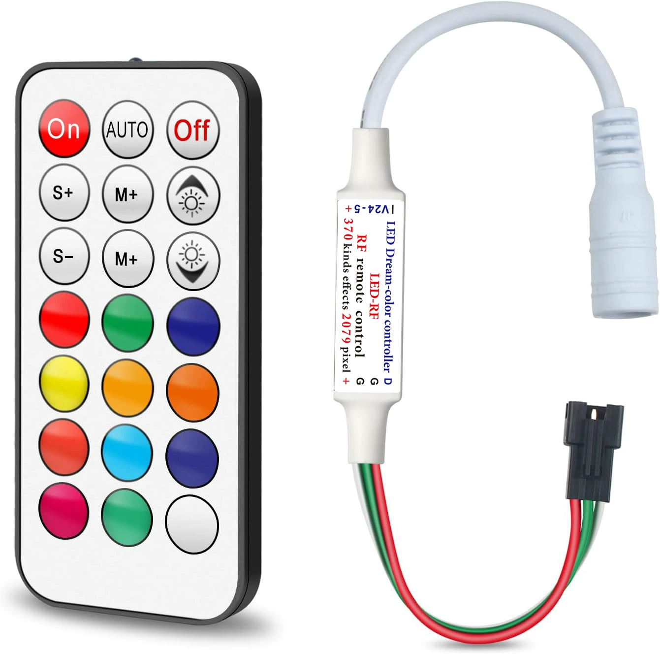 RF21 Controller 5 24VRGB Full Color Led Controller