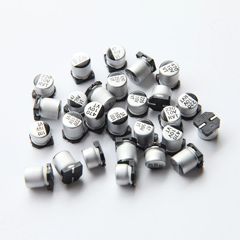 Smd Aluminum Electrolytic Capacitor 220µF 16V 47µF 16V Low Profile 1