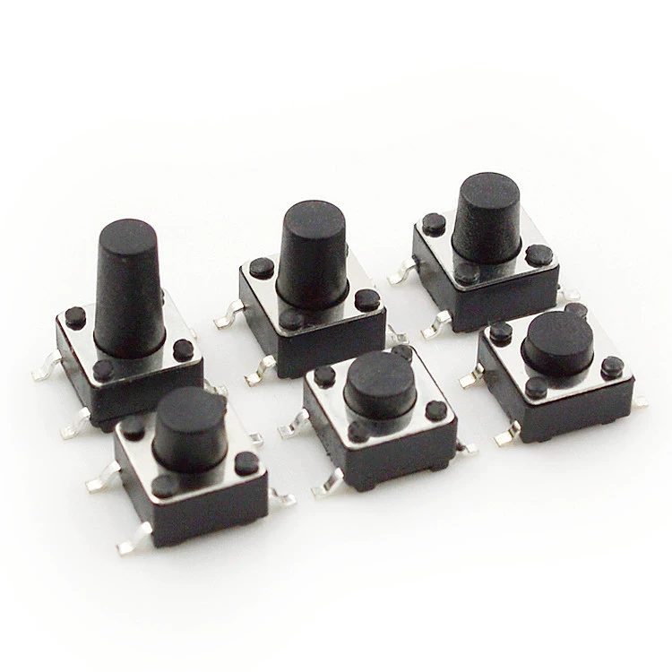 Smd Tactile Switch Push Button 6X6X4.3MM 6X6X5 6 7 8 9 10MM 4 Pin