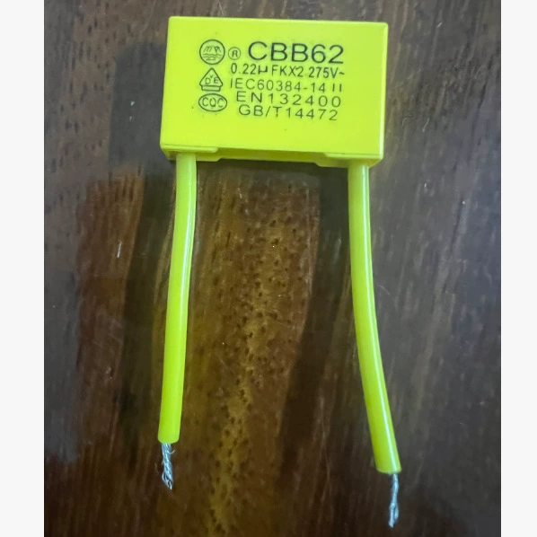 Safety Capacitor 0.22UF 275V 22.5MM Lead Pitch 4MM Copper Wire