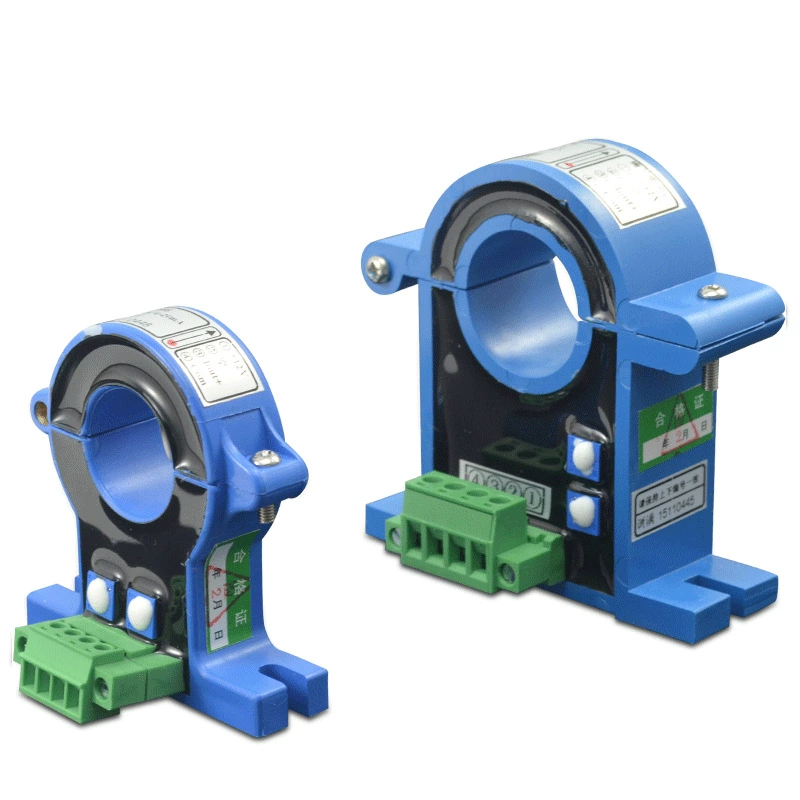 Split Core Customizable Hall Effect Current Sensor Ac Current Transmitter 4 20MA Output