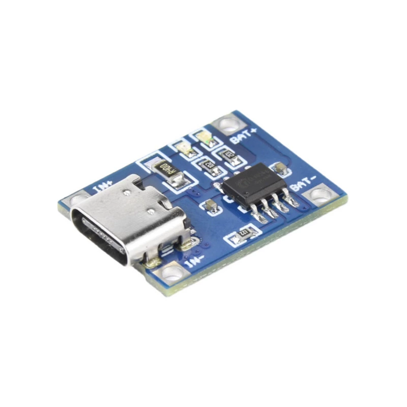 TP4056 1A Lithium Battery Charging Board Module Type C Usb Interface Charging Protection 2 In 1 1