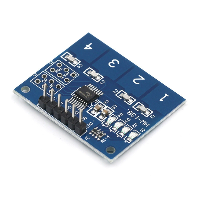 TTP224 4 Capacitor Switch Module 1