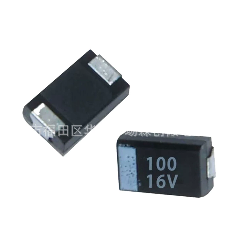 Tantalum Capacitor 16V100UF 107C 100UF 16V B3528 Smd B Black Tantalum Capacitor