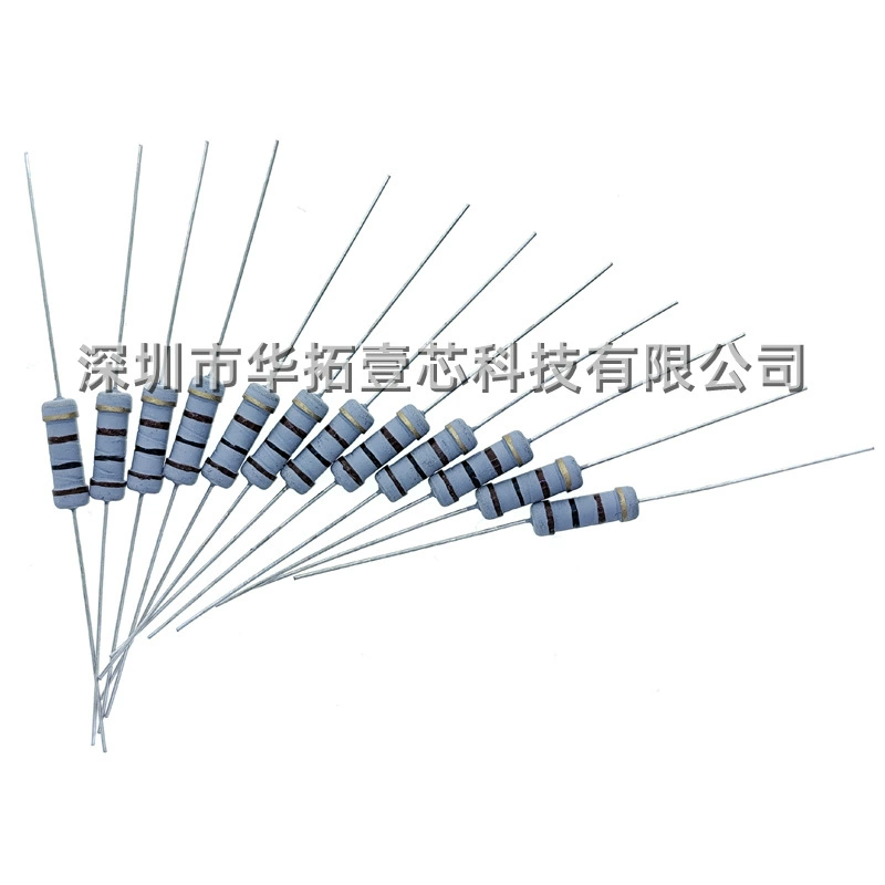 Through Hole 1W Metal Oxide Film Resistor 1W 1M8 2M2 2M4 2M7 3M3 Ohm 5 1