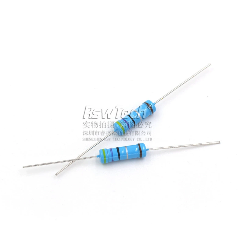 Through Hole 2W Metal Film Resistor 1 10K 100 Ohm 2.2K 22 220 4.7K Resistor 1